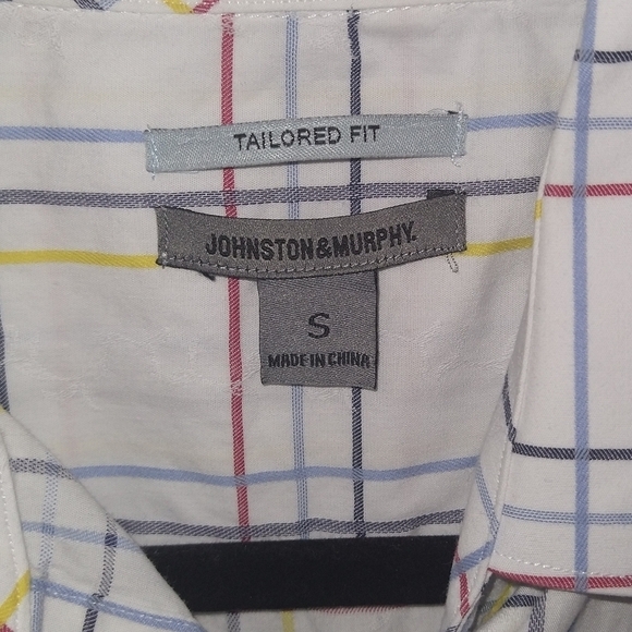 Johnston & Murphy Men's Button Down Shirt Sz Small - Picture 8 of 9